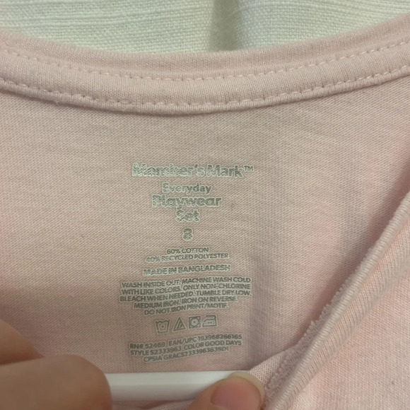 Members mark pink rainbow t shirt size 8 - Picture 3 of 4